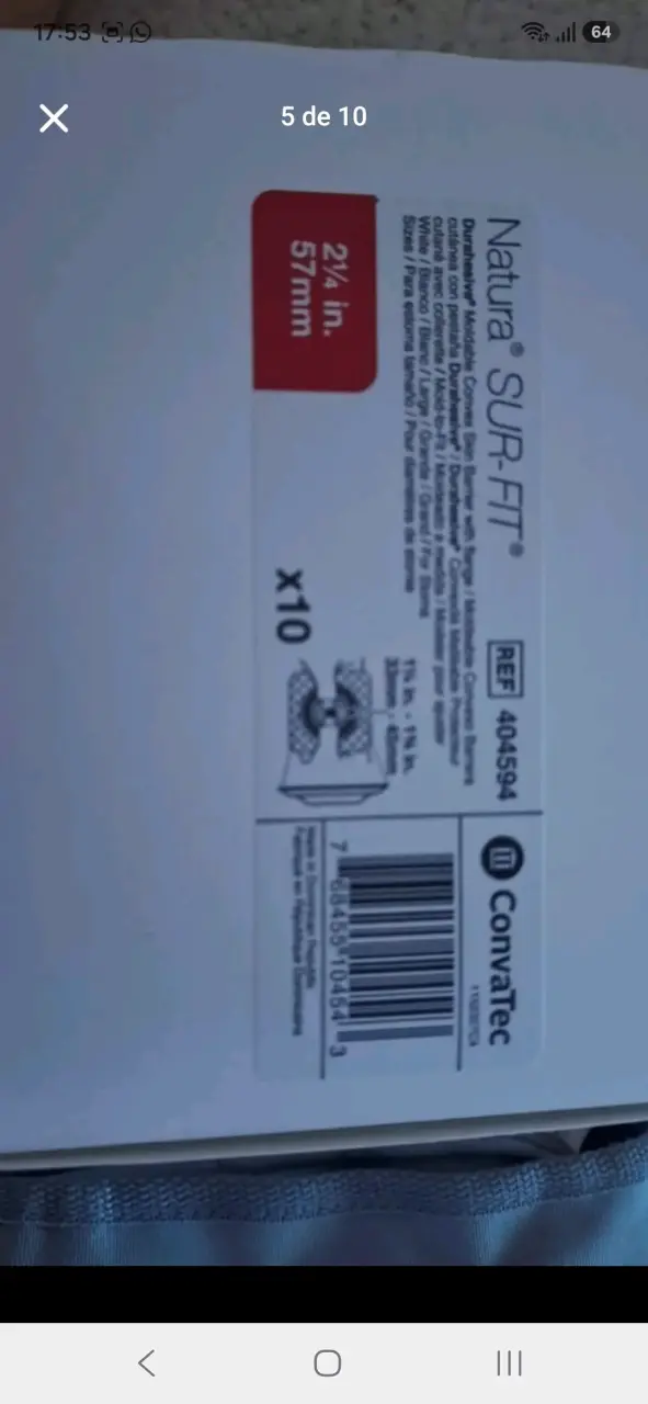 Bolsas de ostomía Hollister con filtro + materiale - 5