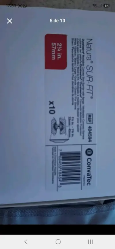 Bolsas de ostomía Hollister con filtro + materiale - miniatura 5
