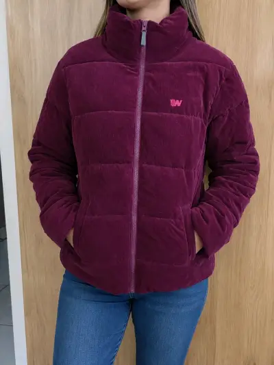 Chaqueta acolchada burdeos Weinbrenner para mujer - miniatura 1