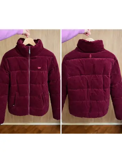 Chaqueta acolchada burdeos Weinbrenner para mujer - miniatura 2