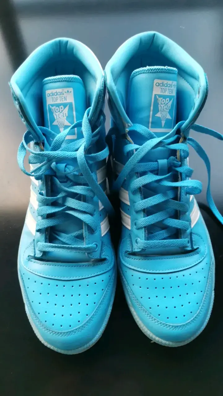 Zapatillas deportivas Adidas Top Ten azules - 3