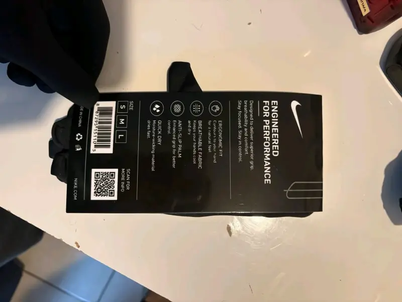 Guantes Nike Dry-Fit Performance Negros - 3