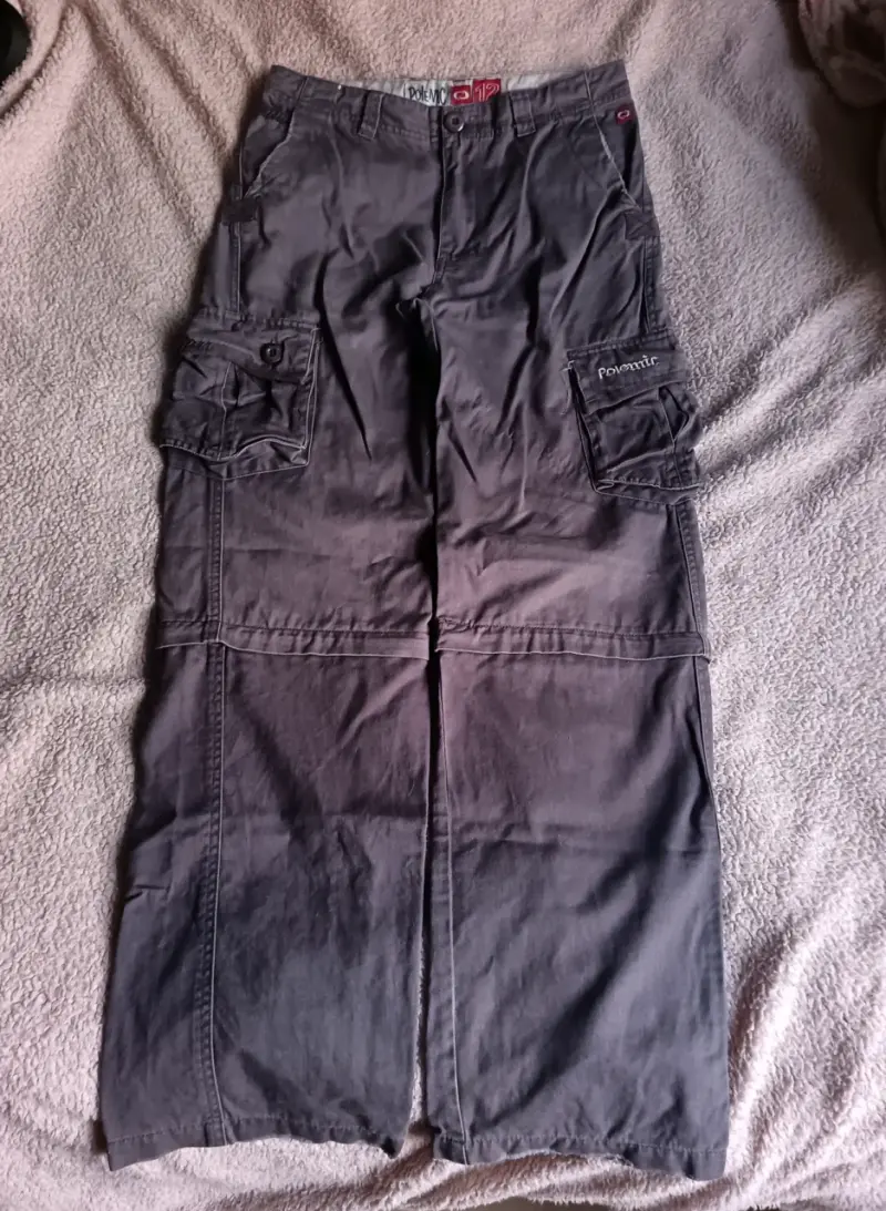 Pantalones cargo rectos polemic