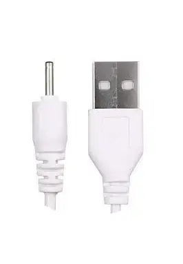 Cable USB a DC blanco 2.5mm - miniatura 2