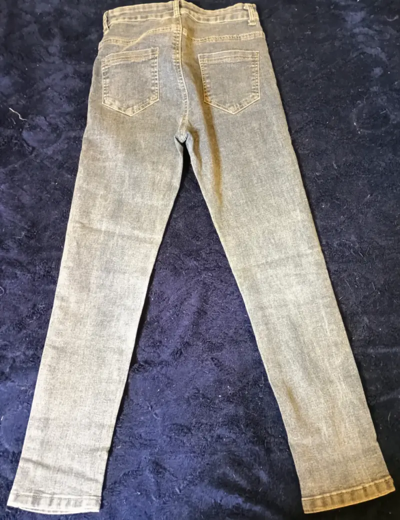 Jeans ajustados color gris claro - 3