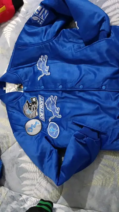 Chaqueta Azul Detroit Lions NFL - miniatura 1