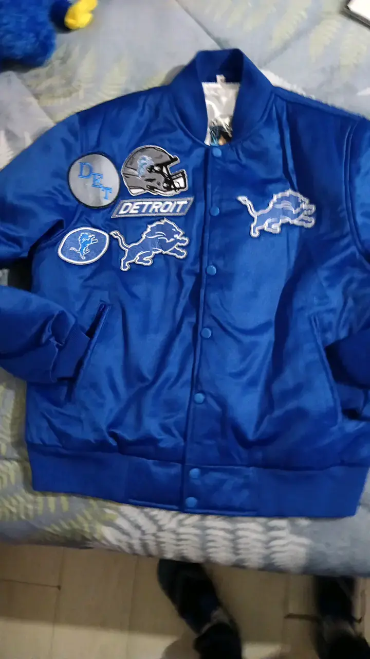 Chaqueta Azul Detroit Lions NFL - 3