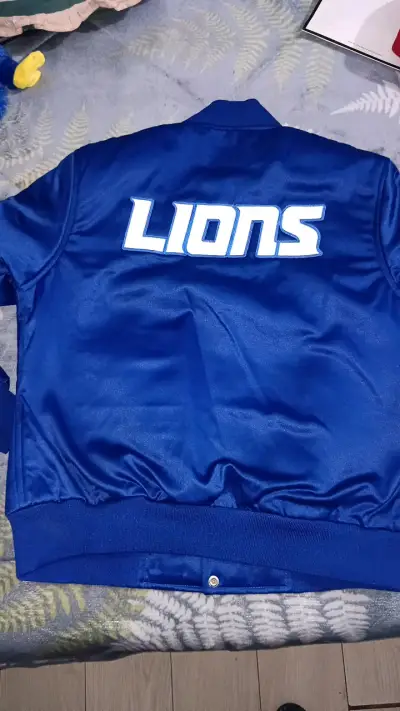 Chaqueta Azul Detroit Lions NFL - miniatura 5