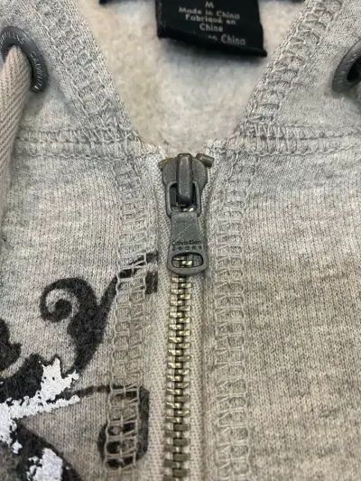 Polerón con capucha gris Calvin Klein estampado - miniatura 5