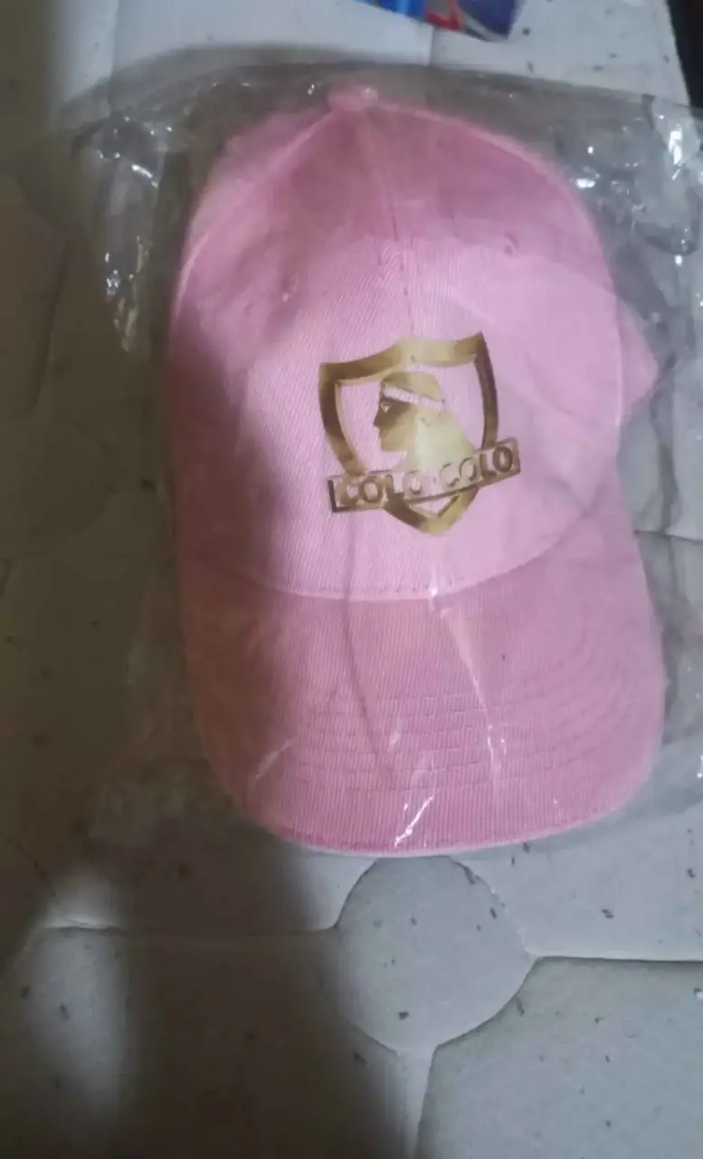 Gorra rosa Colo Colo nueva