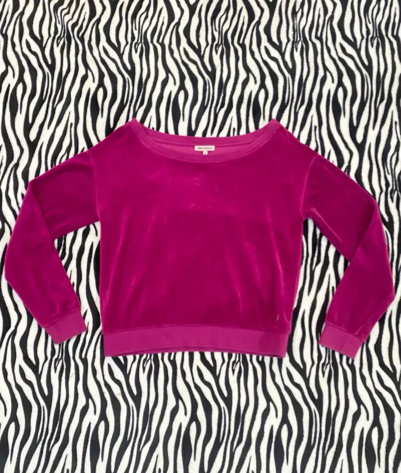 Polerón de terciopelo fucsia Juicy Couture - 1