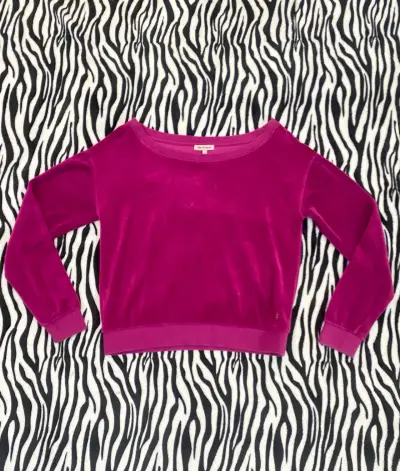 Polerón de terciopelo fucsia Juicy Couture - miniatura 1