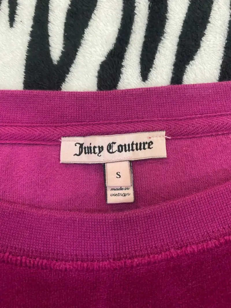 Polerón de terciopelo fucsia Juicy Couture - 3