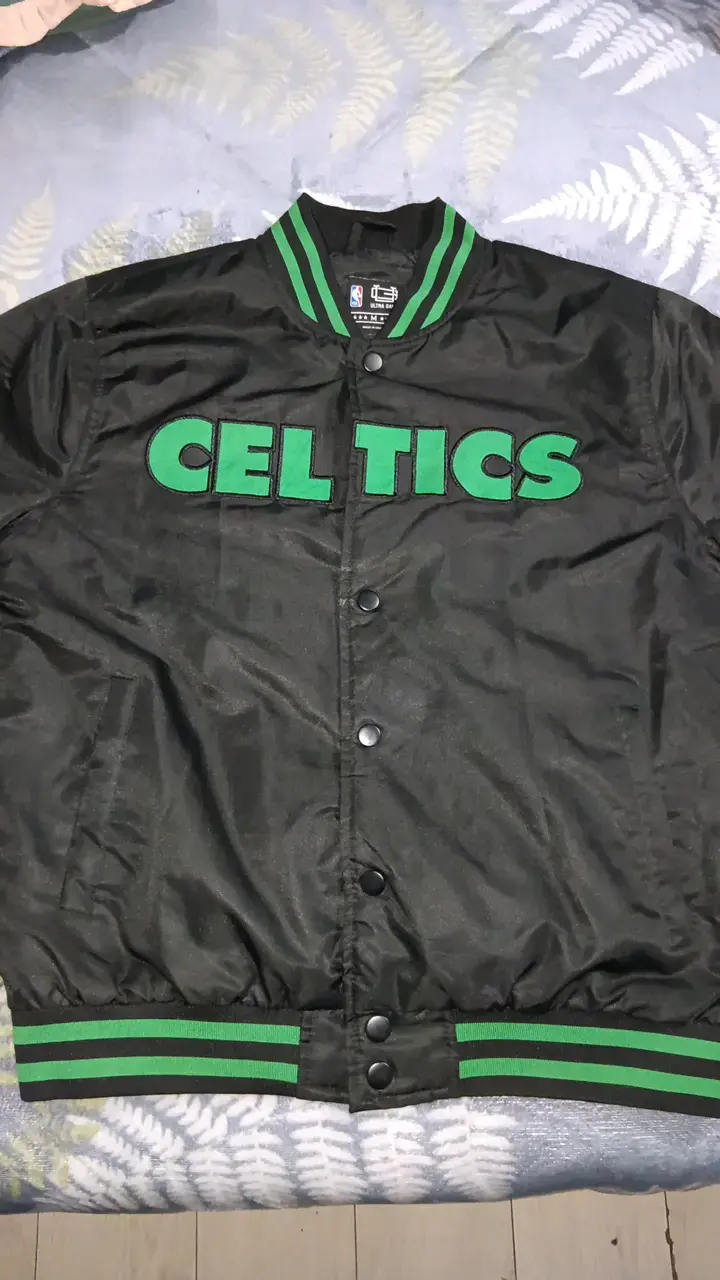 Chaqueta Boston Celtics NBA negra y verde - 1