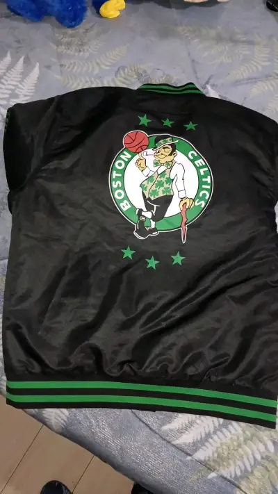 Chaqueta Boston Celtics NBA negra y verde - miniatura 4