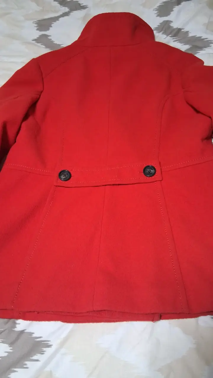 Abrigo rojo de lana para mujer H&M - 3