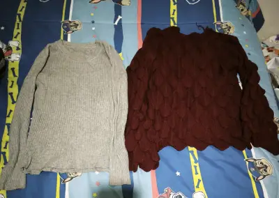 Conjunto de sweters mujer talla M - miniatura 2
