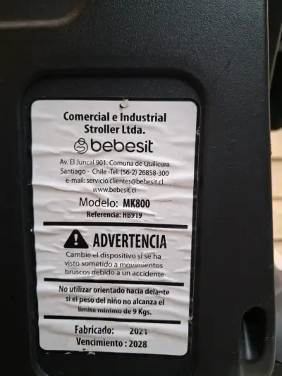 Silla de Auto Bebesit GT Negra - miniatura 3