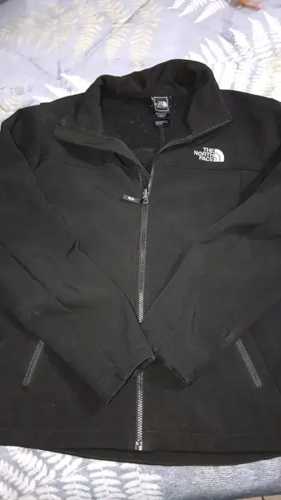 Chaqueta polar negra The North Face para hombre - miniatura 3