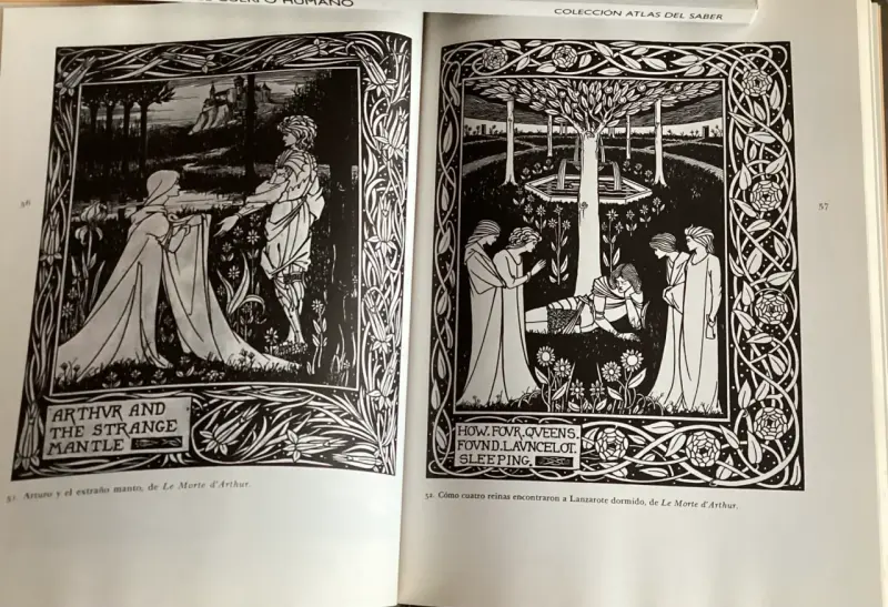 Libro de arte Aubrey Beardsley con ilustraciones - 2