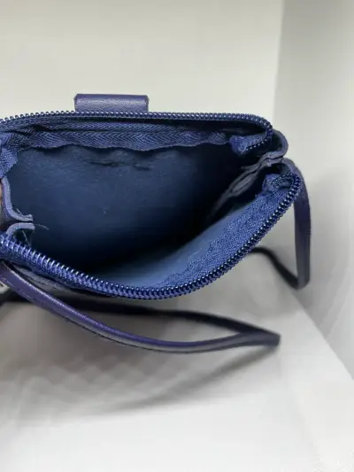 Bolso cruzado azul con oso Brown de Line - miniatura 4