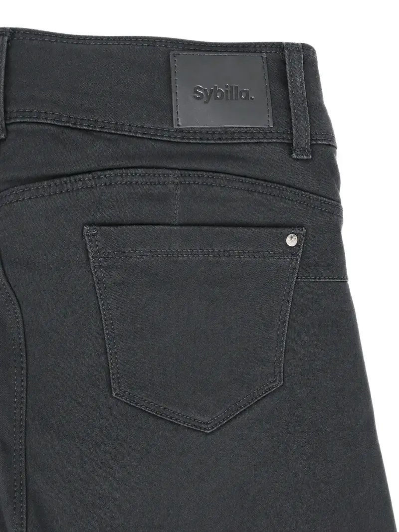 Jeans Sybilla Negros NUEVOS Ajustados - 3