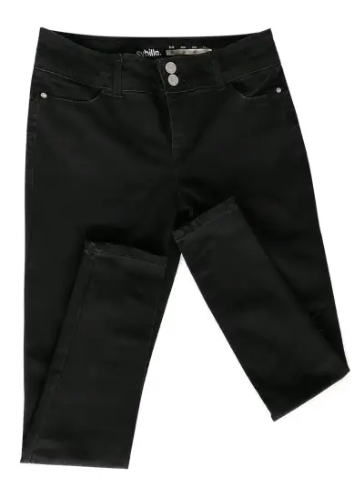 Jeans Sybilla Negros NUEVOS Ajustados - miniatura 4