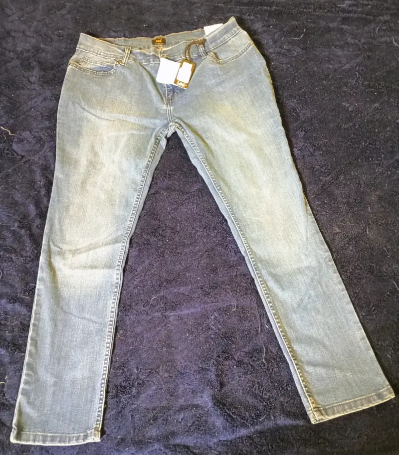 Jeans de mezclilla azul para hombre