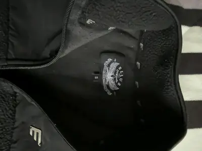 Chaqueta polar negra Ellus con cierre - miniatura 3