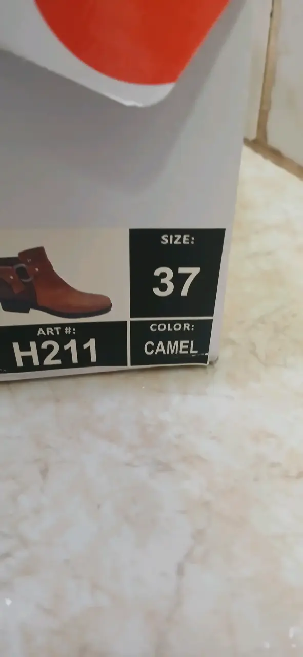 Botines de cuero camel con hebilla - 2