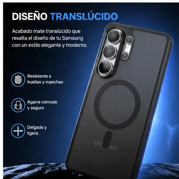 Carcasa translúcida para Samsung Galaxy S26 Ultra - 2