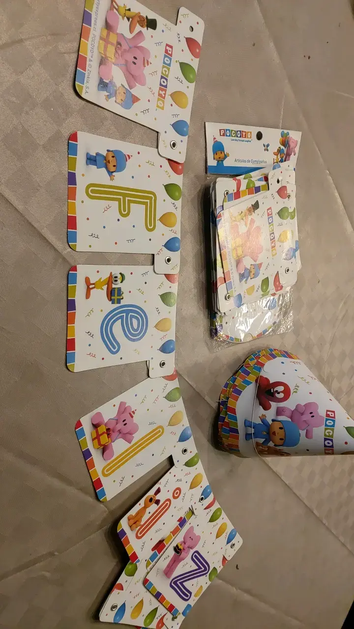 Set de Decoración de Cumpleaños Pocoyo - 2