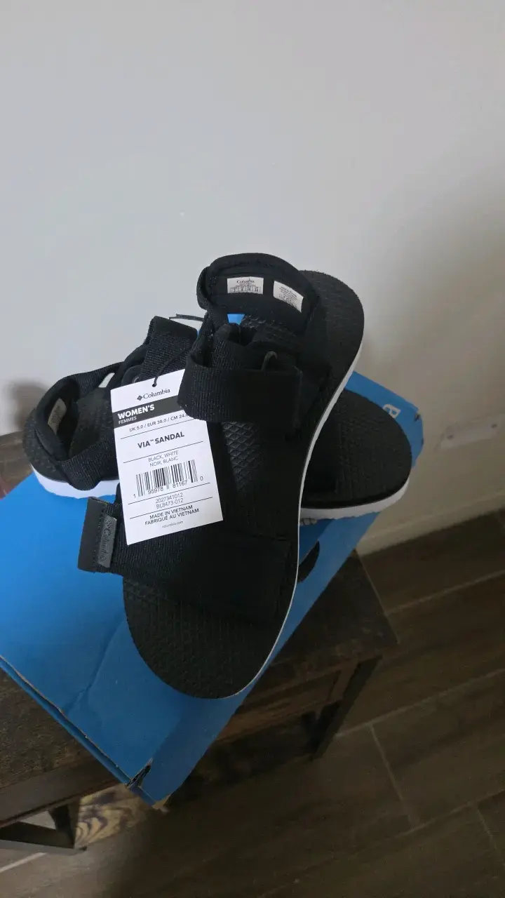 Sandalias Columbia Via para mujer negras - 3