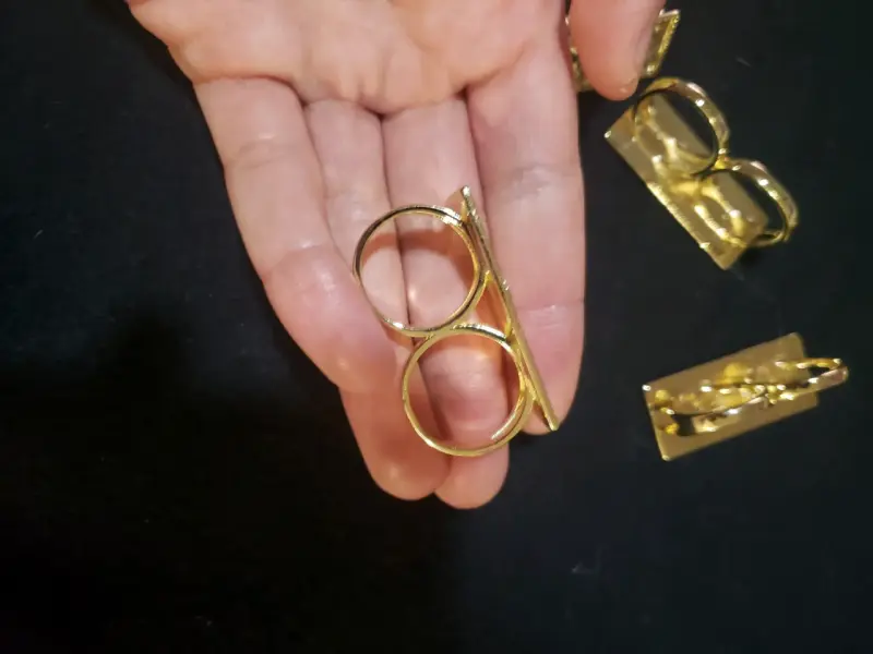 Anillo de doble oro laminado 18k - 4