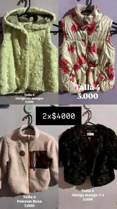 Lote de abrigos y chaquetas para niños - miniatura 1
