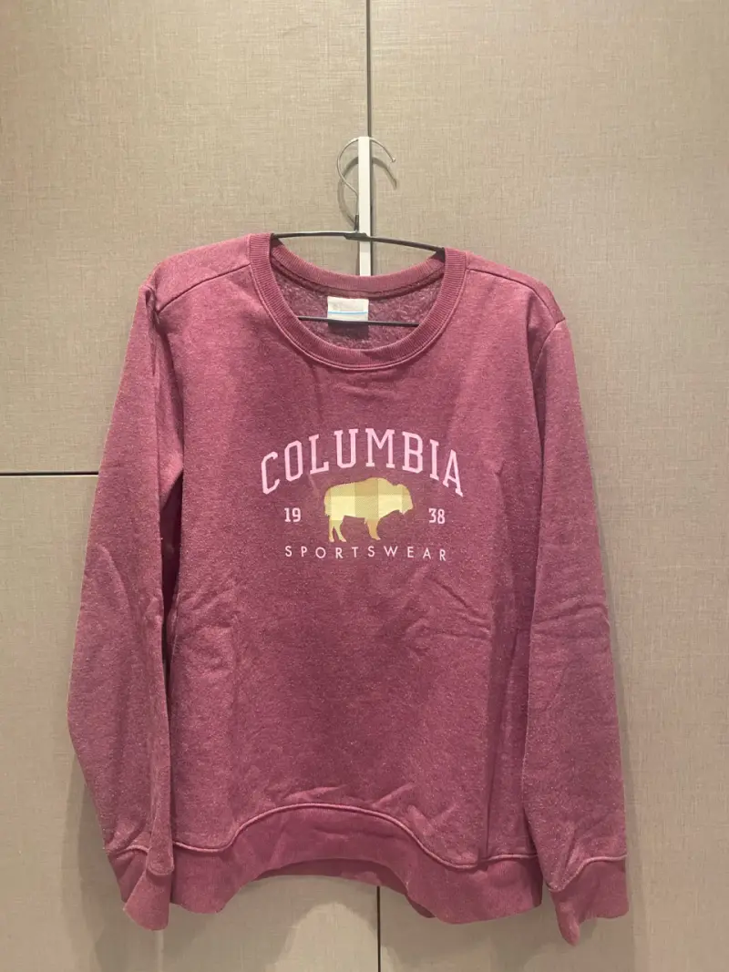 Polerón Columbia Sportswear burdeos para mujer - 1