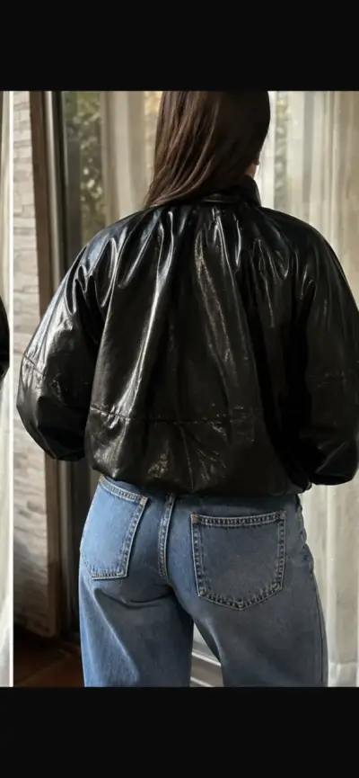 Chaqueta de cuero sintetico marca Zara, todo nuevo - miniatura 2