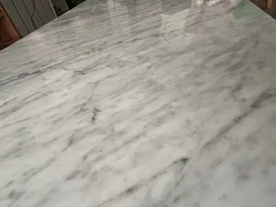 Mesa de centro de mármol Carrara- Rootz Design - miniatura 3