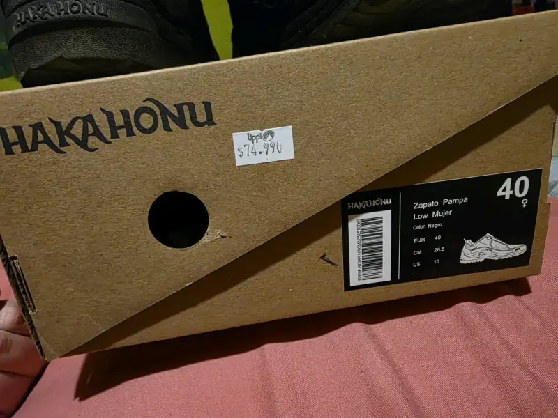 Zapatos Haka Honu Pampa Low Mujer Negro - 2