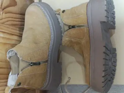 Botines Romano de cuero toffee con cierre lateral - miniatura 4