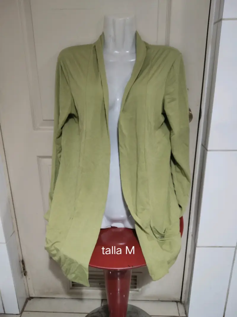 Chaleco verde talla M para mujer