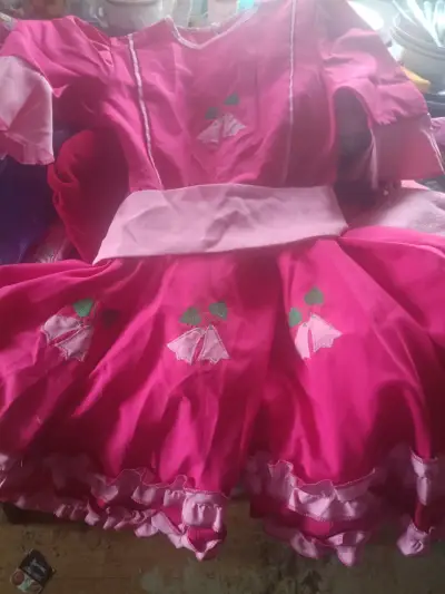 Vestido de cueca niña rosado - miniatura 2