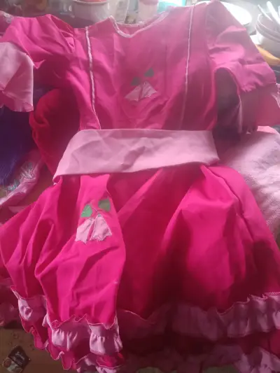 Vestido de cueca niña rosado - miniatura 3