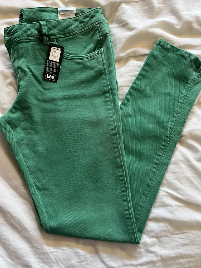 Jeans verdes Lee para mujer talla 44 - 2