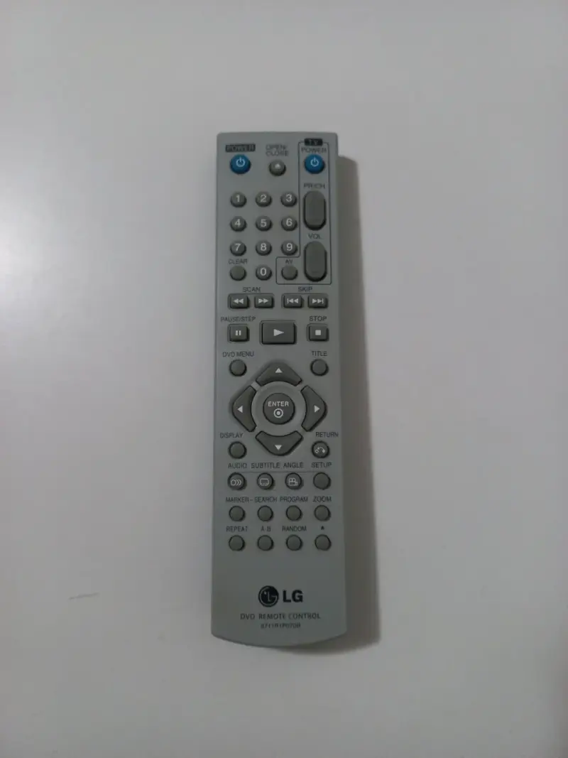 Control remoto para DVD LG modelo 6711R1P070B - 1
