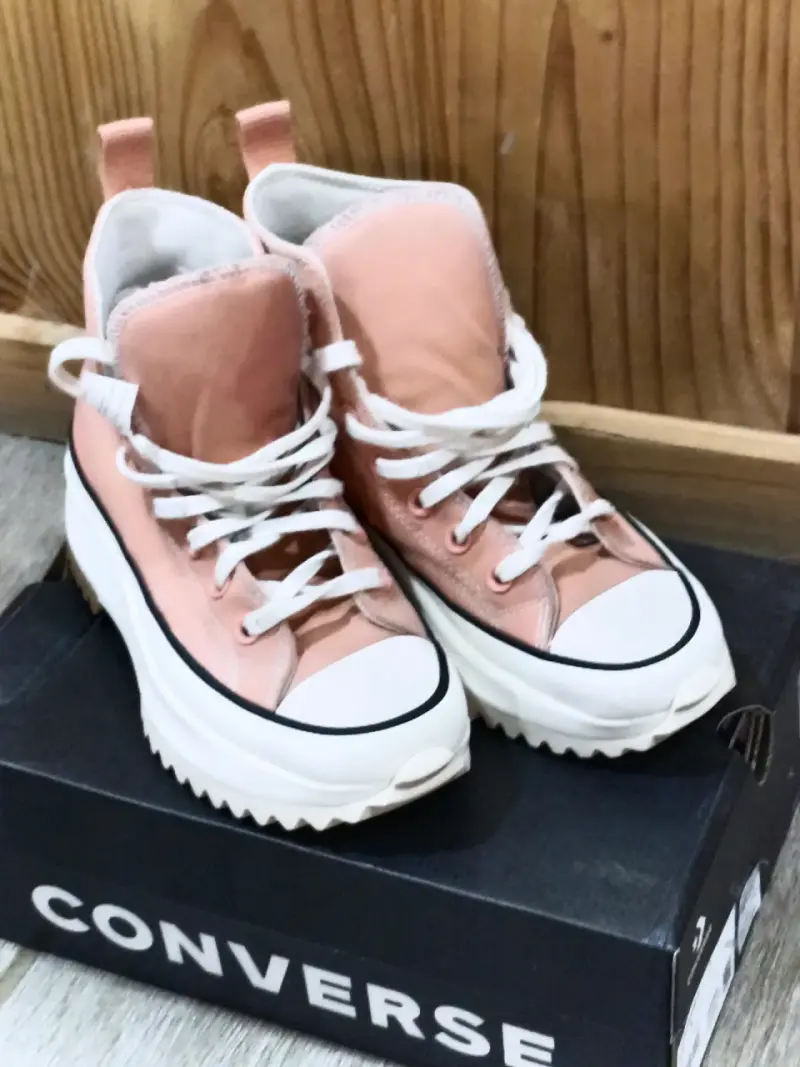 Zapatillas Converse Run Star Hike Hi rosadas - 1