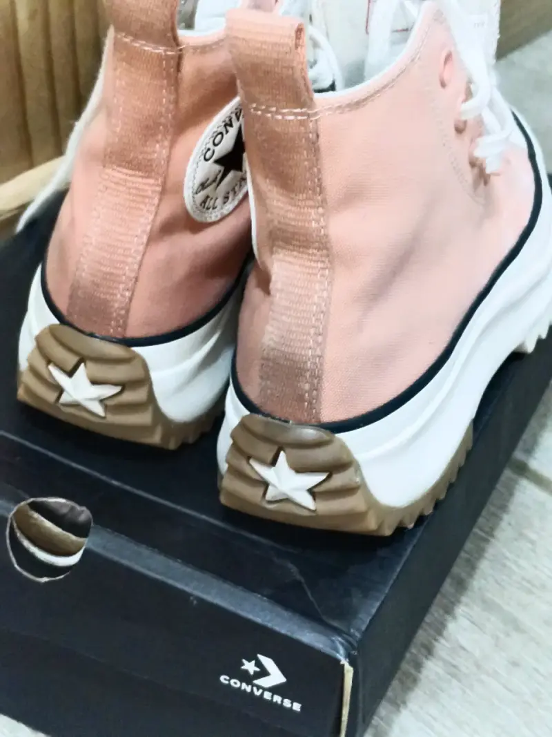 Zapatillas Converse Run Star Hike Hi rosadas - 2