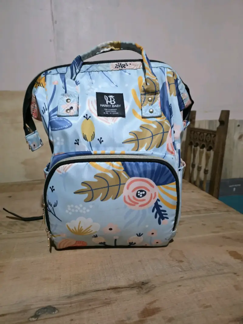 Mochila maternal Harry Baby floral - 1