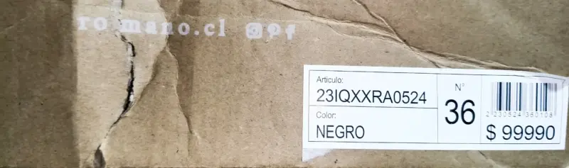 Botas Romano de cuero con suela gruesa negra 36 - 3