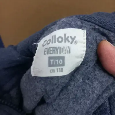 Polerón azul con capucha CKY para niño - miniatura 2